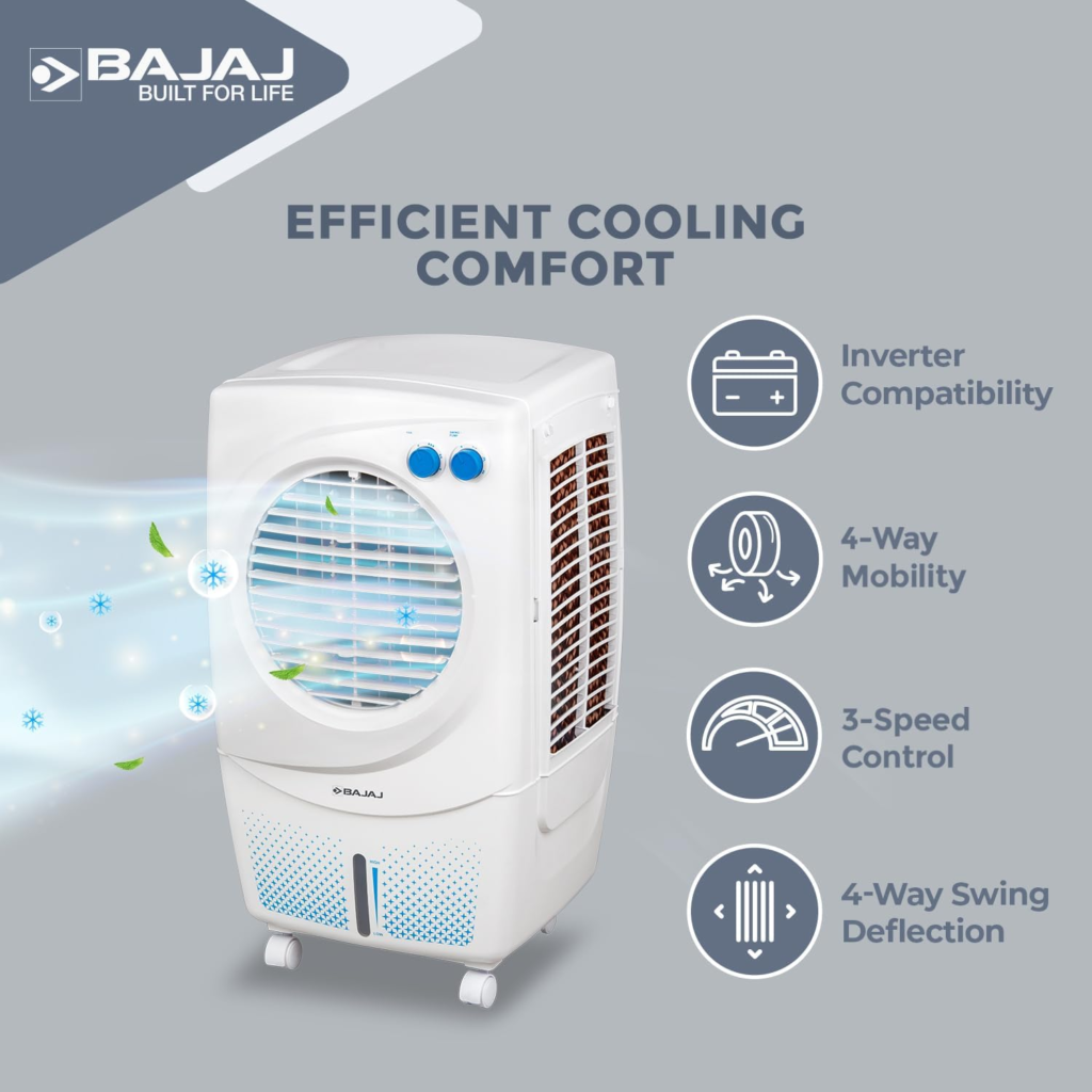 Best Air Coolers 2026 Bajaj PX97 Torque (36L)