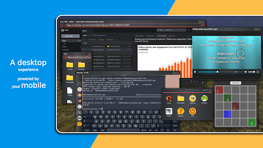 nomone desktop linux android app interface