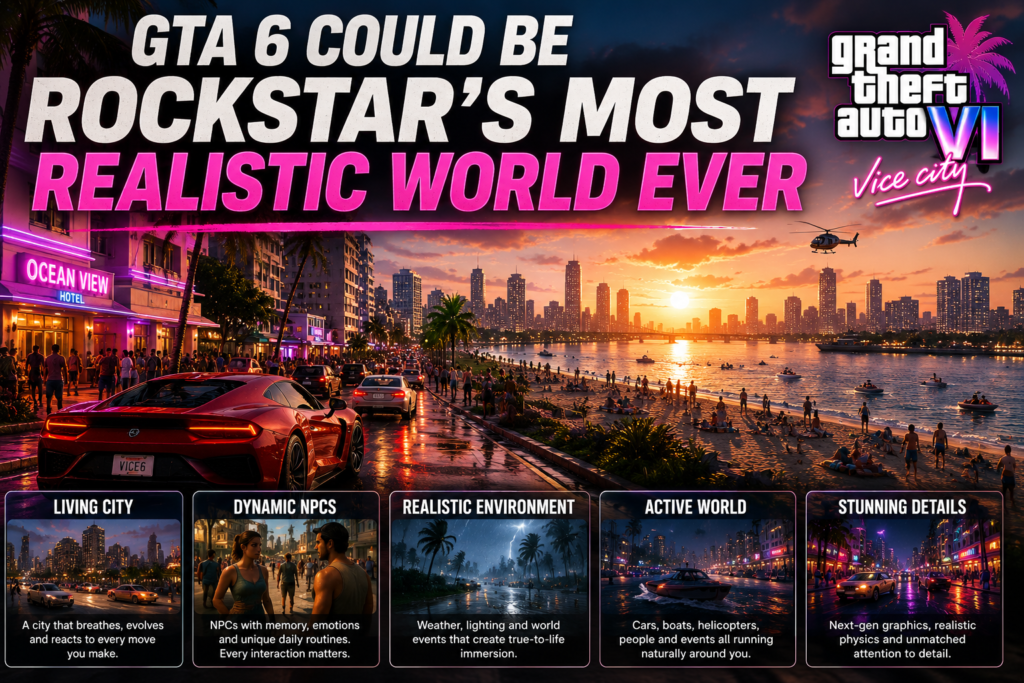 GTA 6 rumoured features realistic world