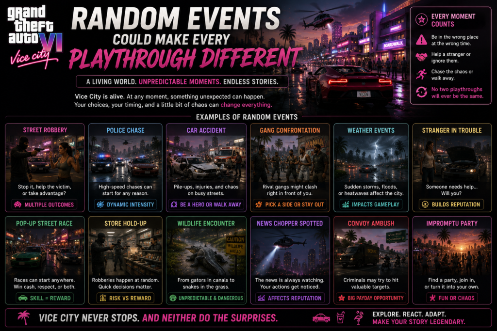 gta 6 random play events