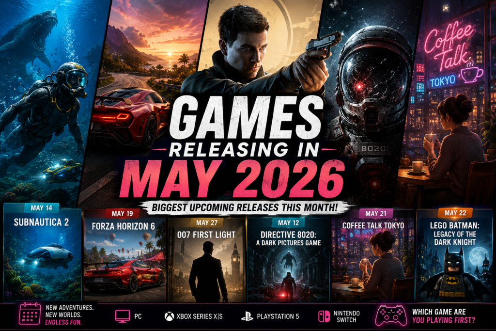 games releasing in May 2026