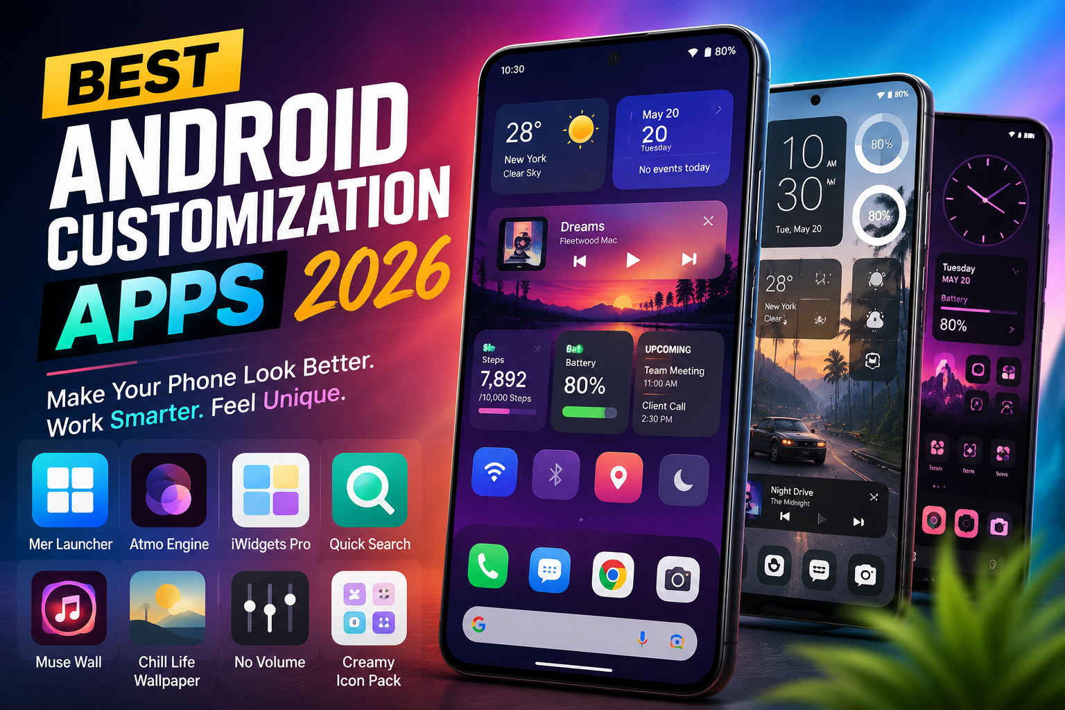 Best Android Customization Apps 2026: Top 8 Picks - Cosmic Gadgets
