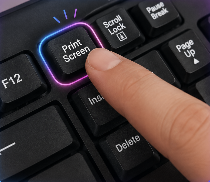 How to Take Screenshot in Laptop print key 